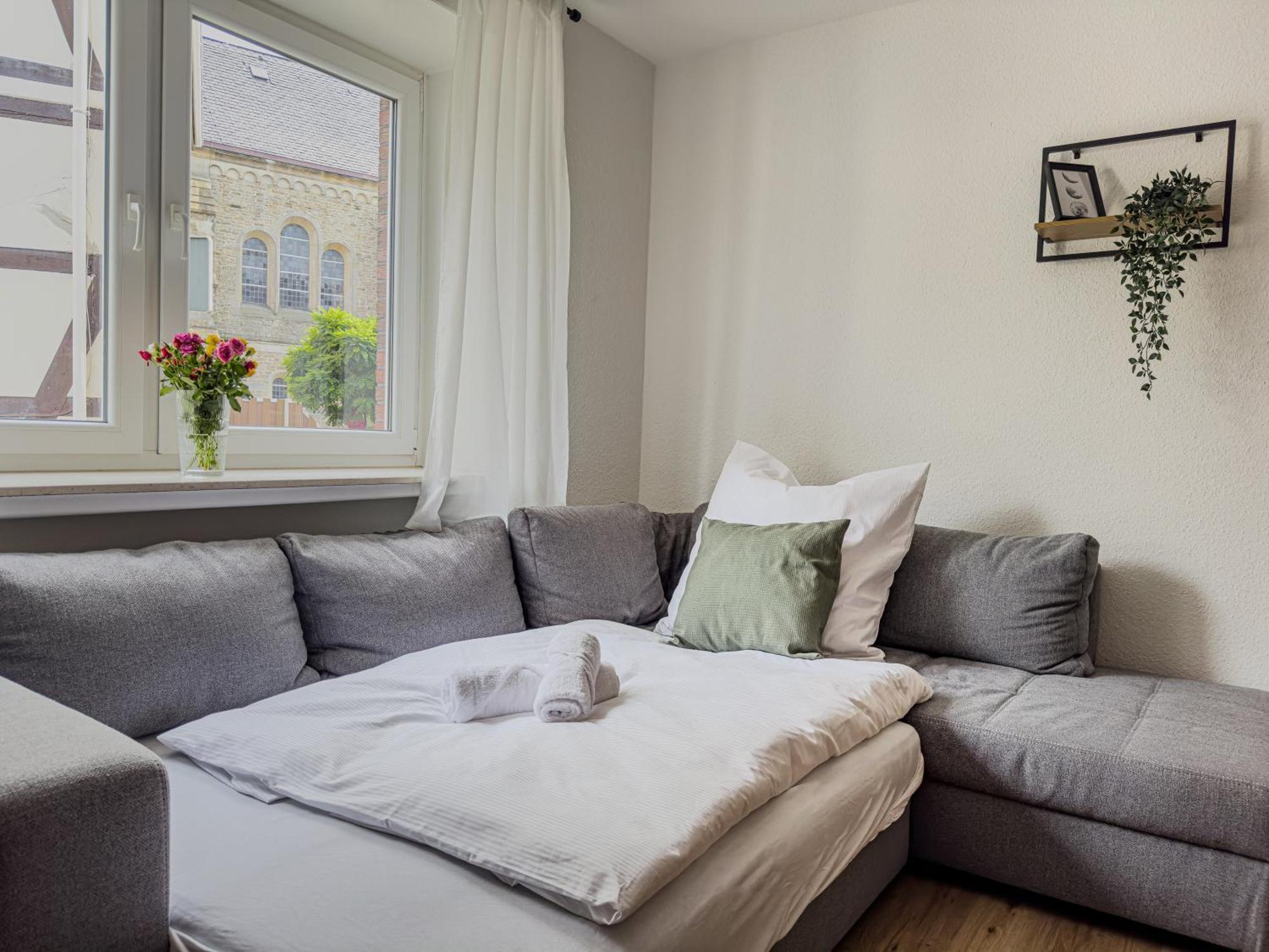 Homelystays Stilvolles Apartment An Der Kirche Lemförde Exterior foto
